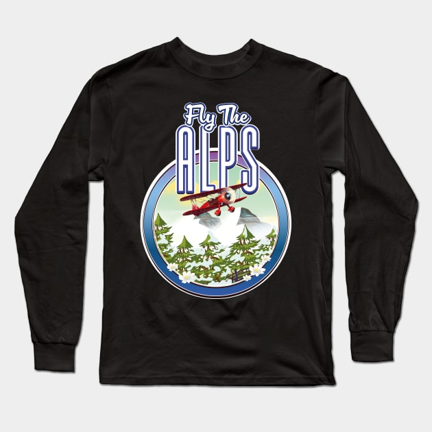 Fly The Alps Long Sleeve T-Shirt by nickemporium1